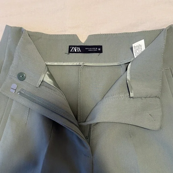 Zara Green Trousers - Picture 4 of 6